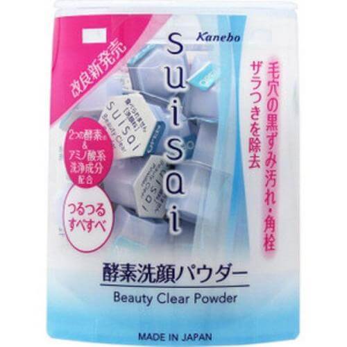 Kanebo, Suisai Beauty Clear Powder Wash 0.4g x 32 pcs, Blackheads, Dirt, Corner Stopper with Grain, Old Exfoliating Care