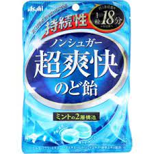 Asahi Group Foods sustained non-sugar super refreshing throat lozenges 68g
