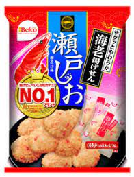 Kuriyama Rice Cracker (Befco) Seto no Shioage Shrimp flavor 88g