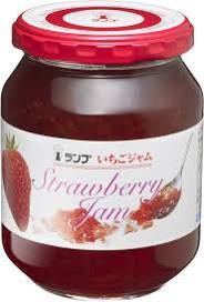 Kewpie Aohata Lamp Strawberry Jam, 380g jar x12 pieces