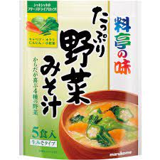 Marukome ryotei no aji yasai otoku use 18g x 5