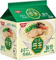 Lao| Nissin Foods Nissin Lao Pork Bone (5 Servings Pack) x 3 Pcs.