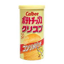 Calbee Potato Chips Crisp Consommé Punch 50g x 12 pieces