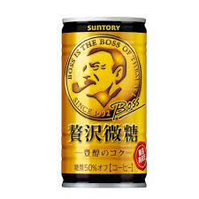 SUNTORY / Coffee Boss Luxurious Faint Sugar Can 185g x 30