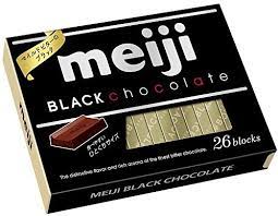 Meiji Black Chocolate Box 120g x6 pieces