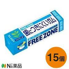Lotte Free Zone Gum High Mint x 15 pieces