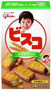 Glico Bisco with wheat germ 15 sheets x 10 pieces