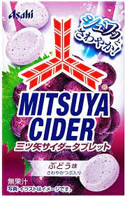 Asahi Group Foods mitsuya cider tablet grape flavor 27g