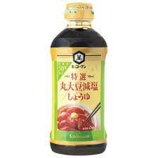KIKKOMAN Specially Selected Marudaizu Low-Sodium Soy Sauce P 500ml x12 pcs.