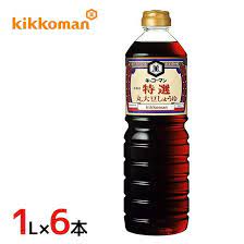 KIKKOMAN  Marudaizu Mellow Soy Sauce 1L x6 pcs.