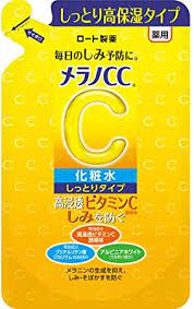 ROHTO Pharmaceutical Co. Melano CC medicated anti-blemish whitening lotion, moist type, refill 170mL
