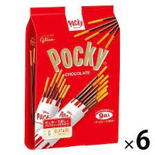 Glico Pocky Chocolate 9 bags 127g x6 pieces