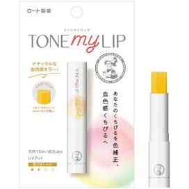 ROHTO Pharmaceutical Co. Mentholatum Tone My Lip Yellow Pink 2.4g