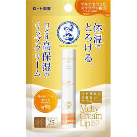 ROHTO  Mentholatum Melty Cream Lip Rich Honey 2.4g