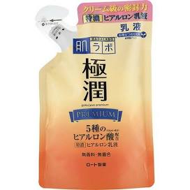 ROHTO Pharmaceutical Co. Hada Labo Gokujun Premium Hyaluronic Milk Refill 140ml
