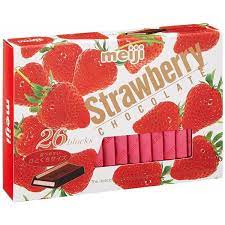 Meiji Strawberry Chocolate Box 120g x6 pieces