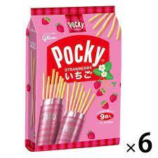 Glico Strawberry Pocky 9 bags 119g x6 pieces
