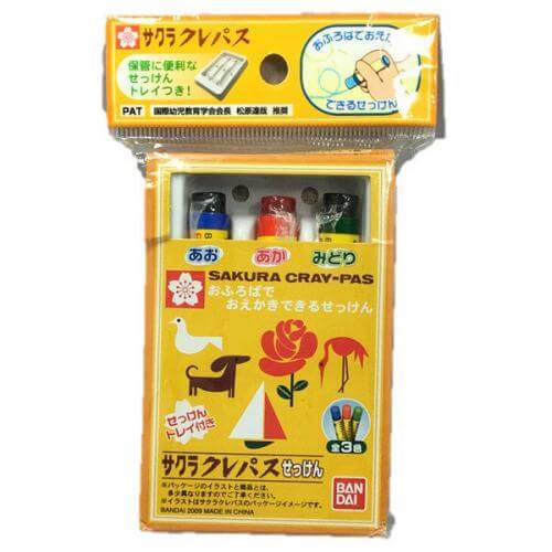 BANDAI Sakura Crayfish Soap 3pcs