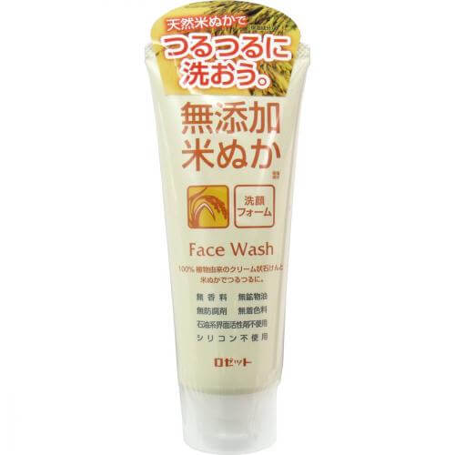 Rosette Additive-free Rice Bran Face Wash Foam 140g