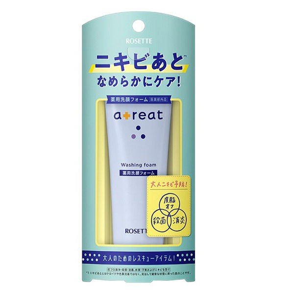 Rosette Atriet Medicated Facial Cleansing Foam 80g