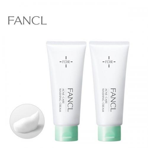 FANCL Acne Care Face Wash Cream 90g x 2 bottles