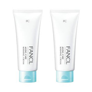 FANCL Aging Care Facial Cleansing Cream, 2 Bottles, 3.2 oz (90 g)x2, Approx. 30 Day Supply, Quasi-Drug, Acne