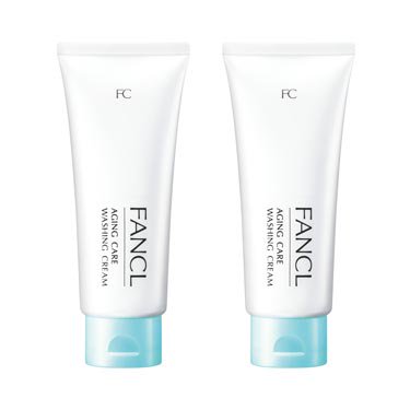 FANCL Aging Care Facial Cleansing Cream, 2 Bottles, 3.2 oz (90 g)x2, Approx. 30 Day Supply, Quasi-Drug, Acne