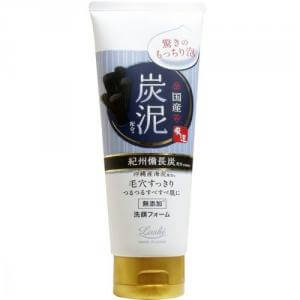 Cosmetex Roland Rossi Moist Aid Japanese Whipped Face Wash S (Charcoal & Mud) 120g