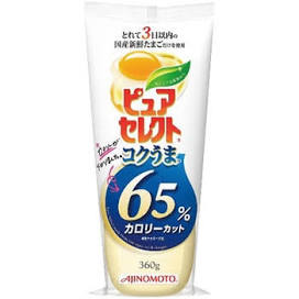 AJINOMOTO pure select mayonnaise kokuuma 65% calorie cut 360g x12pcs