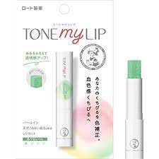 ROHTO Pharmaceutical Co. Mentholatum Tone My Lip Green Clear 2.4g