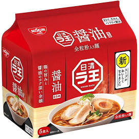 Nissin Foods Raoh Soy Sauce 5-serving pack