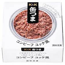 K&K Canned Food Corned Beef Yukke Style x 48 pcs.