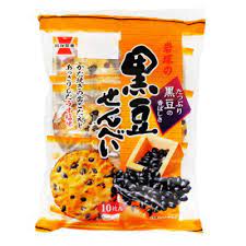 Iwatsuka Seika / Rice crackers /  Black Bean Crackers 10 pieces x 6 set
