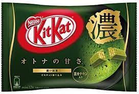 Nestlé Japan /  Kit Kat Mini Otona(Adult) no Amasa(Sweetness) Dark Green Tea 12pcs