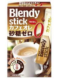 AGF Blendy Cafe au Lait Sugar Free 10 bottles x6 pcs.