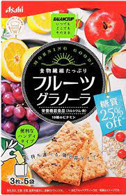 Asahi Group Foods Balance Up Fruit Granola 25% off sugar 150g
