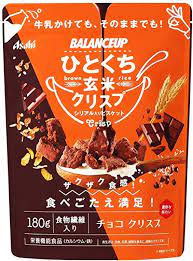 Asahi Group Foods Balance Up Brown Rice Crisp Chocolate 180g