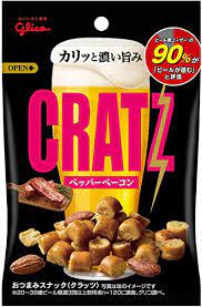 Glico Cratz Pepper Bacon 42g x10 pcs.