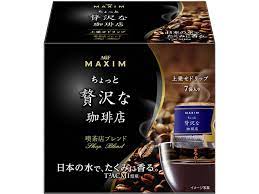 AGF Maxim's Luxurious Topping Coffee Shop 7 bags x10 pcs.