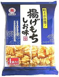 Echigo Confectionery Echigo Seika Deep Fried Mochi Shio Flavor 72g x 12 pcs set