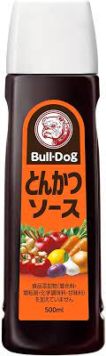 Bulldog Tonkatsu Sauce Pack 500ml x10 pcs.