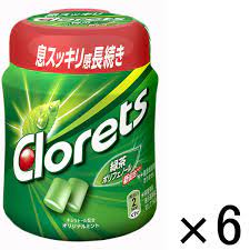 Mondelez/  Gum / Cloretz XP Original Mint Bottle x 6 pcs Set