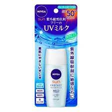 KAO  NIVEA SUN Protecting Water Milk Mild SPF50+ 30ml