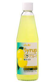 Asahi Syrup Grapefruit Juice 600ml