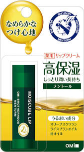 Omi Brothers Co. Mentum MoistureQ Blip Menthol S Lip Cream 4g