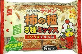 Oyatsu Company / Baby Star Ramen Persimmon Seeds 3 kinds Mix 6P 144g