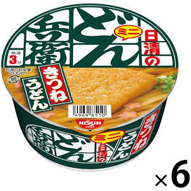 Nissin Foods Donbei Kitsune Udon Mini East 42g x 6 pcs
