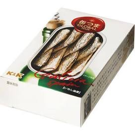K&K Canned Food GLOBAL TOUR Small Sardine Olive Oil x 25 pcs.