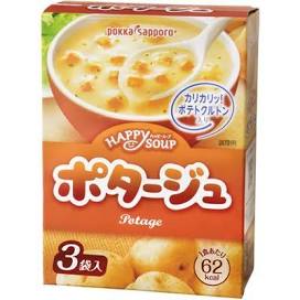 POKKA SAPPORO Happy Soup Potage Box 13.8X3 x5 pcs.