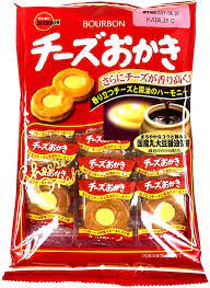Bourbon Cheese Okaki: 22 pieces in a bag